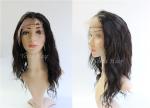 Wet And Wavy Weave Lace Front Remy Hair Wigs , Tangle Free Hair Extensions