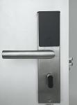 Silver RFID Smart Door Lock / 304 Stainless Steel Hotel Card Reader Door Locks