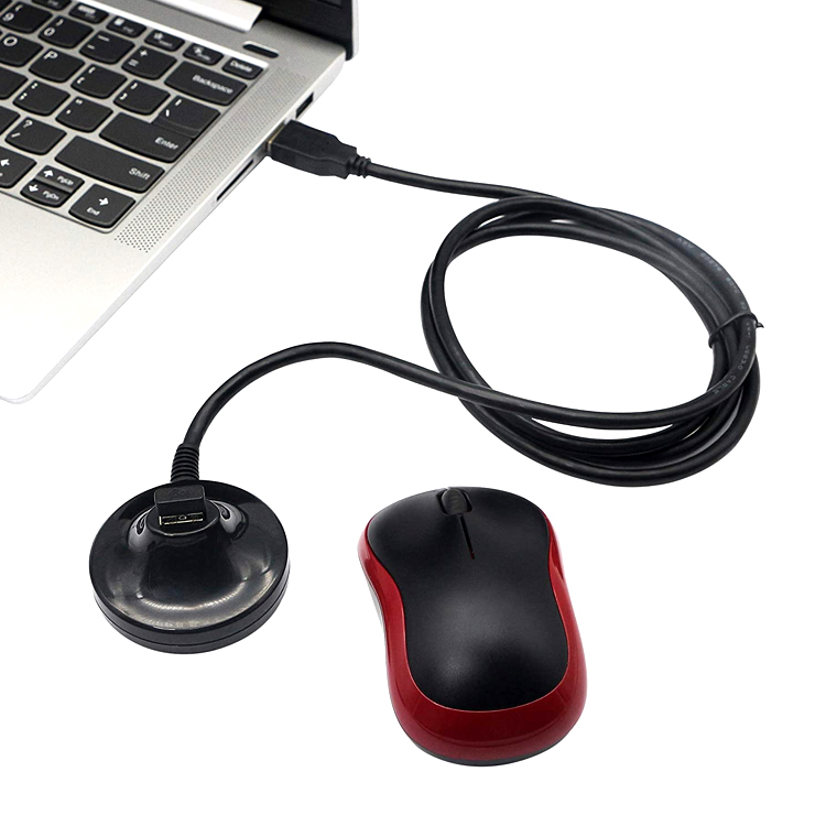 Desktop Male to Female Dock Station Data Charging USB 2.0 3.0 Extension Cable with Base