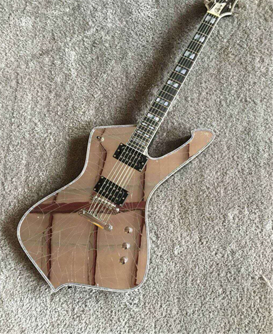 Custom Mirror cracks Paul Stanley PS Electric Guitar 6 strings China top quality musical instrum