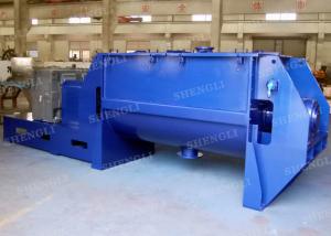 China Horizontal Powder Ribbon Blender , Easy Maintenance Batch Powder Blender factory