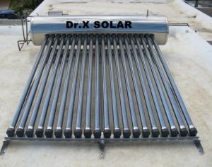 China Kenya pressurized heat pipe solar water heater factory