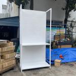 Factory Custom Color Size White supermarket display shelves supermarket gondola
