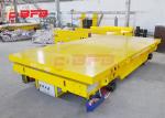 SGS 16 Ton Cable Drum Motorised Rail Trolley For Steel Plant