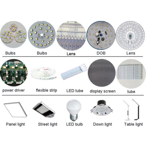 Height 15mm 90000CPH LED Bulb Mounter 8KW Dual Module smt pick and place machine