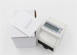 China Light Weight Small DIN Rail Energy Meter With RS485 Communication factory