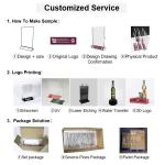 Brand Advertising Luxury Acrylic Table Display Menu Insert Stands Tabletop