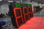60inch LED Gas Sign Petrol Station Display Board Pixel Pitch Epistar LED Chip