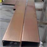 Gold Stainless Steel Pipe Tube Hairline Finish 201 304 316 For Handrail