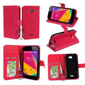 China Fashion wallet flip with ID card slots protective pu leather cases for BLU studio 5.0 II factory