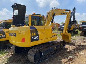China Used Komatsu Excavator Good Stability Easy Control and Low Maintenance Cost Komatsu PC120 Hydraulic Crawler Excavator for B2B Buyer factory
