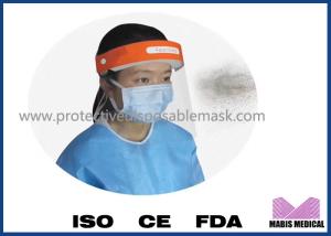 China Clear Full Cover Splashproof Safety Face Shield Headgear factory