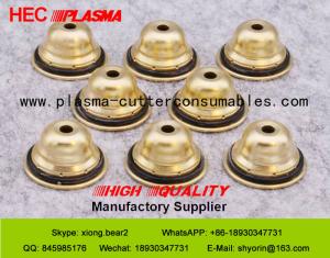 China Plasma Cutter Consumables / Komatsu 1.6mm Nozzle Shield Cap 969-95-24950 factory