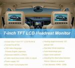 Ouchuangbo 7 inch Car Headrest monitor DVD Player with touch screen MP3 MP4