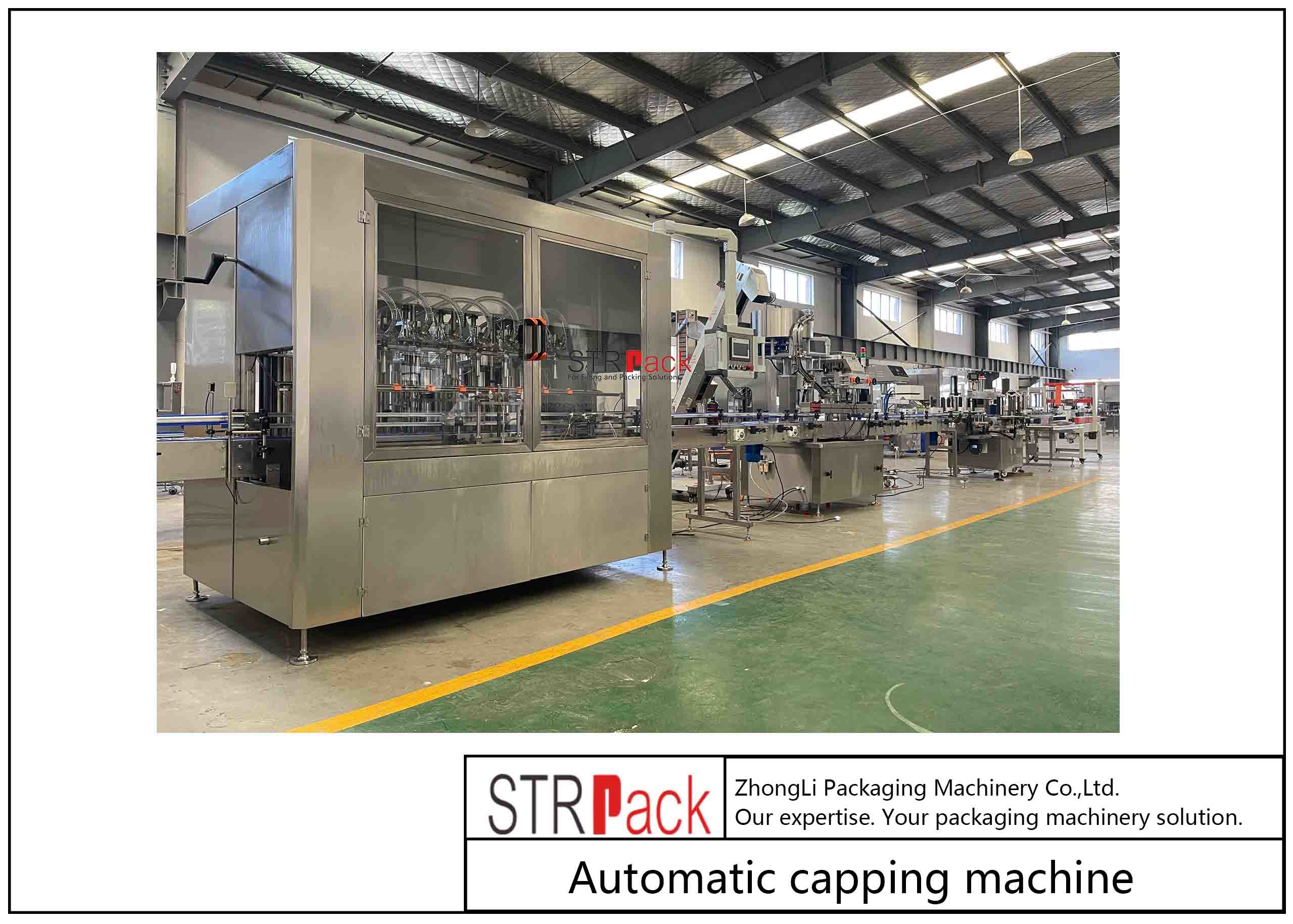PLC Control System Automatic Bottle Capping Machine Accurate Efficient Reliable