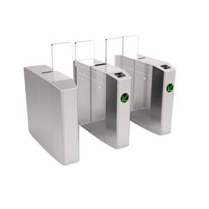 Acrylic Flap Pedestrian Full Height Sliding Turnstile ss304