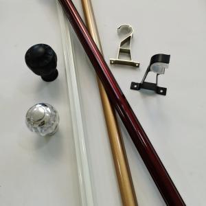 China 0.35mm Chrome 6.7m Inside Window Frame Curtain Rod factory