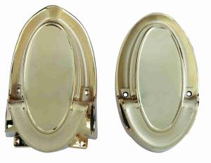 China Coffin Ornament Casket Corner 6# LG Light Gold Plating And Heavy Duty Resistance Handle factory
