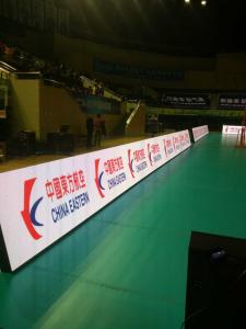 China RGB Full Color Outdoor Advertising LED Display P10 SMD Football Stadium Perimeter Screen factory
