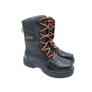 China Unisex Firefighting Leather Boots Anti Impact / Anti Puncture Forest Fire Boots factory