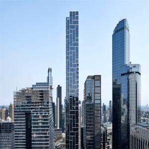China High rise building glass design aluminum frame waterproof structures glass curtain walls factory