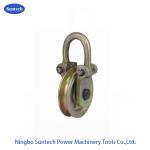 20KN Tower Erection Tools Steel Hoisting Tackle Pulley Block For Construction