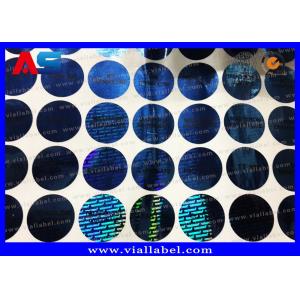 China Small Custom Holographic Stickers Label Void Seal For Test Enanthate CorticoPeptide Drug Box Security on sale