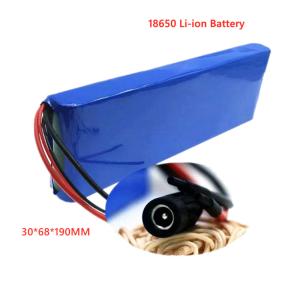 China MSDS 36V 10A Lithium Ion Battery Pack For Electric Bicycle factory