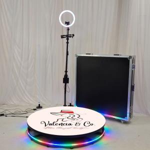 China Speed Controllable Metal 360 Selfie Booth For Events Like Birthday Party And Wedding factory