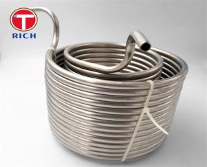 China 40L 9.52 X 0.6 Mm 304 Stainless Steel Coil For Beer Wort Chiller Cooling Coil factory