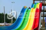 Large Fiberglass Water Slides with Stainless Steel Equipment for Amusement Park
