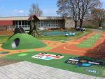 Safe Playground for Kids 3mm Green EPDM Rubber Granules Surface