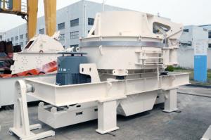 China High Efficiency VSI Sand Maker Machine , Vertical Impact Crusher Feed Size 45-150mm factory