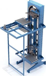 China Chain Plate Vertical Sorter Carton Conveyor System Payload 50Kg factory