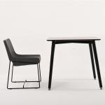 Metal Tube Small Space Round Center Table For Living Room And Dining Room