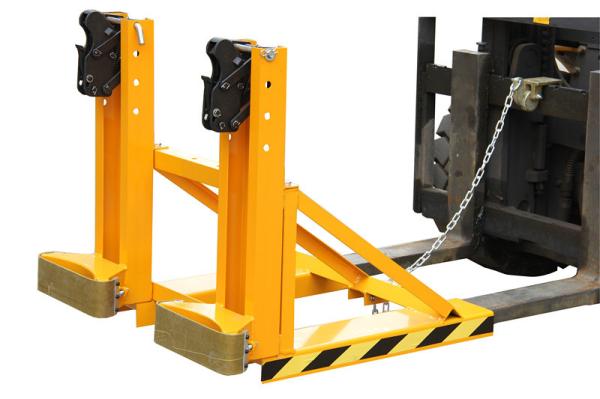 1000Kg auto - adjustable drum lifters handling equipment with Black Eager -
