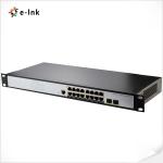L2 Managed Switch with 16-Port 10/100/1000T 802.3at PoE and 2-Port 100/1000X SFP