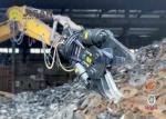 Double Oil Cylinder Excavator Shear Crocodile Hydraulic Steel Shearing Machine