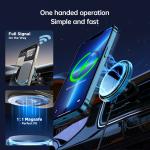 Original Design Magnetic Car Phone Holder With Ambient Light And Strong Magnetic