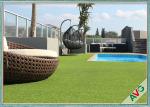 Swimming Pool Decoration Outdoor Synthetic Grass Apple Green UV Resistance
