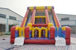 Tarpaulin Inflatable Obstacle Course Extreme Rush Obstacle Races Slide