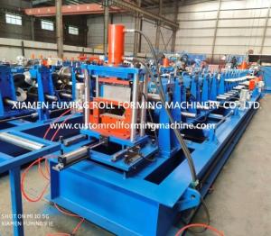 China Durable Z Purlin Roll Forming Machine 18 Stations PLC Control factory