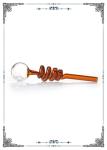 Glass Oil Burners Mini Smoking Pipes Water Bong 1.5cm Diameter Ball Balancer