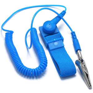 10mm Snap Leko Elastic Anti Static ESD Wrist Strap Band With Wireless Custom