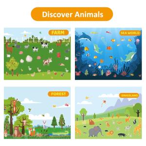 China Large Reusable Stickers Book 200 Plus Repositionable Kids Exceptional Learning factory
