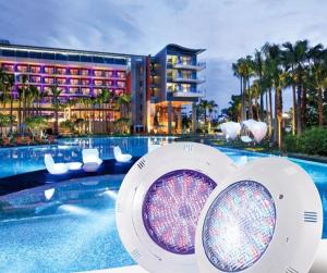 China Plastic Wall Mount 24V 25W LED Swimming Pool Light factory