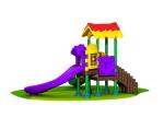 Multi Color Kids Plastic Playground Equipment Preschool Playground Toys TQ-QS009