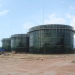 Corrosion Proof Bolted Steel Storage Tank For Waste Water Customized Size