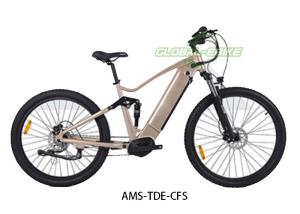 China Battery Powered Electric Mountain Bicycles 27.5 Inch Electric Bike With Shimano Gears factory