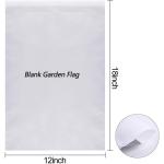 Digital Printing 600D Double Sided Garden Flag Sublimation Yard Flags